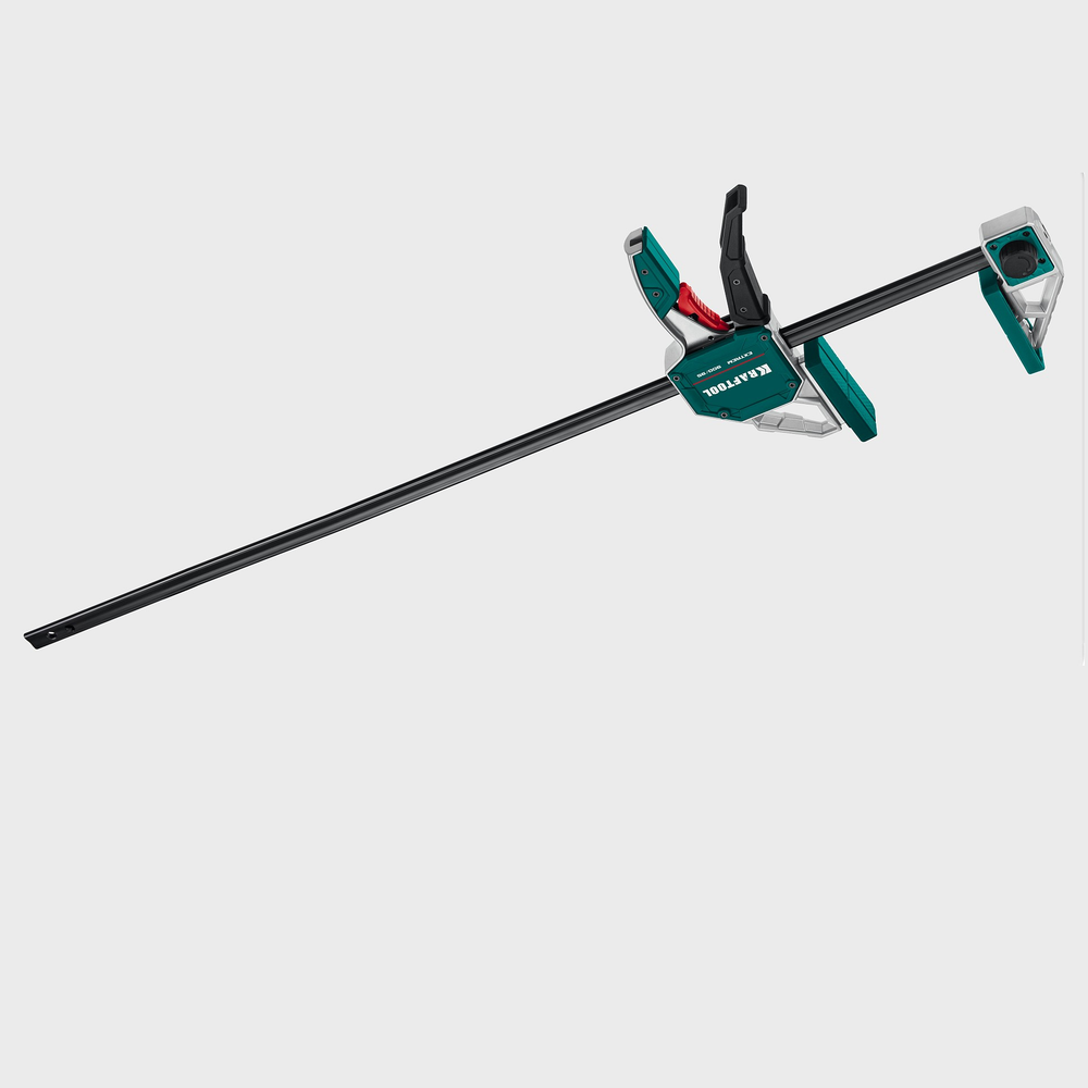 Новинка! Струбцина пистолетная KRAFTOOL Extrem 900/95, ширина зажима 900 мм, глубина зажима 95 мм быстрозажимная 32228-90_z01