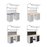 Новинка! Верстак металлический для столярных и слесарных работ Gresson серия ВС-Т5Т5 1500 х 630 х 820 мм ВС-1500Т5Т5