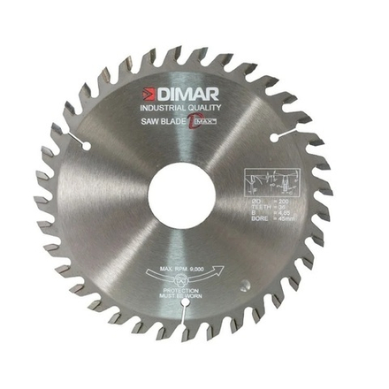 Диск пильный подрезной Dimar D 125 x 45 x 4,4 - 5,3 Z24 двойной ресурс_MOQ_S 9560079M