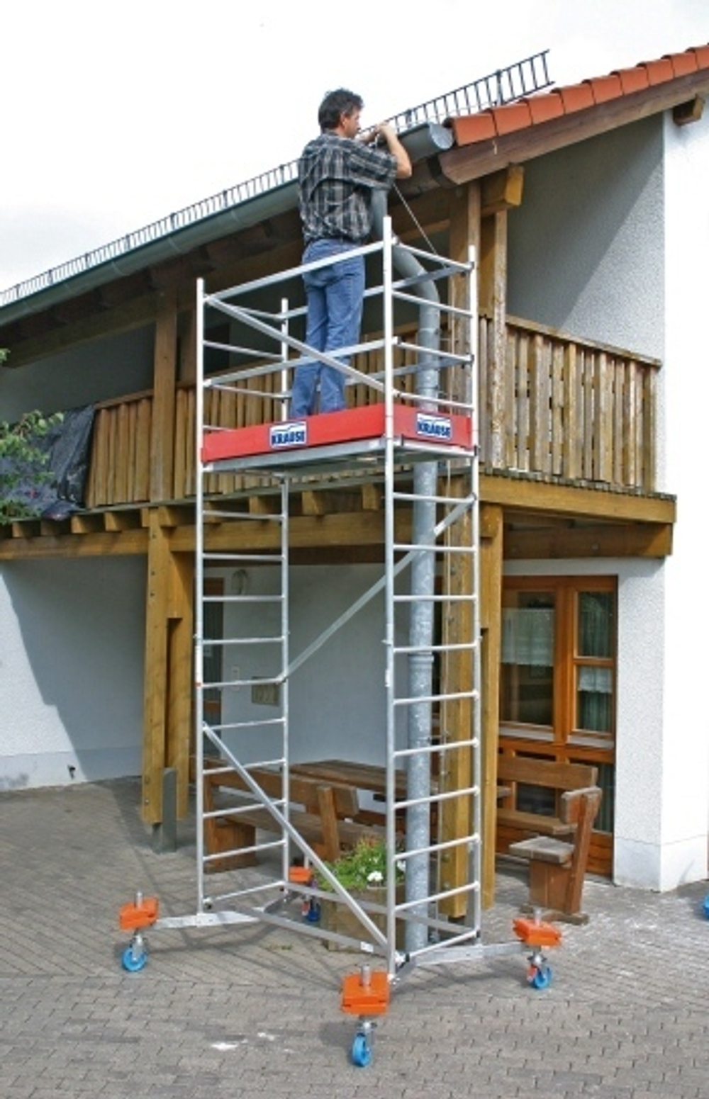 Подмости передвижные Krause Climtec (Вышка - тура) 2-я надстройка 710154