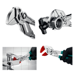 Новинка! Клещи переставные - гаечный ключ KRAFTOOL Vise-wrench 250 мм, 2-х компонентные рукоятки, быстрая настройка нажатием кнопки, принцип трещетки 22067