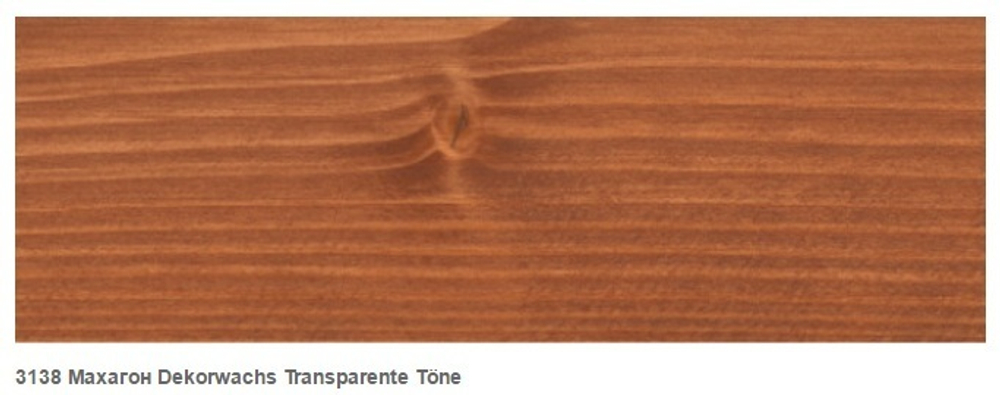 Цветное масло прозрачное Osmo 3138 Махагон 0,75 л Dekorwachs Transparent Tone для внутренних работ Osmo-3138-0.75 10100085