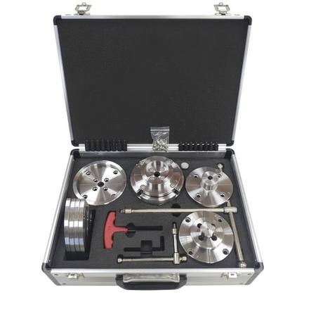 Четырехкулачковый патрон токарный LC115A D115 мм M33 х 3,5 в кейсе BELMASH RA092A