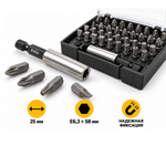 Новинка! Набор 29 шт. Биты Felo Industrial SL/PH/PZ/Hex/Tx с битодержателем, в кейсе 02013116
