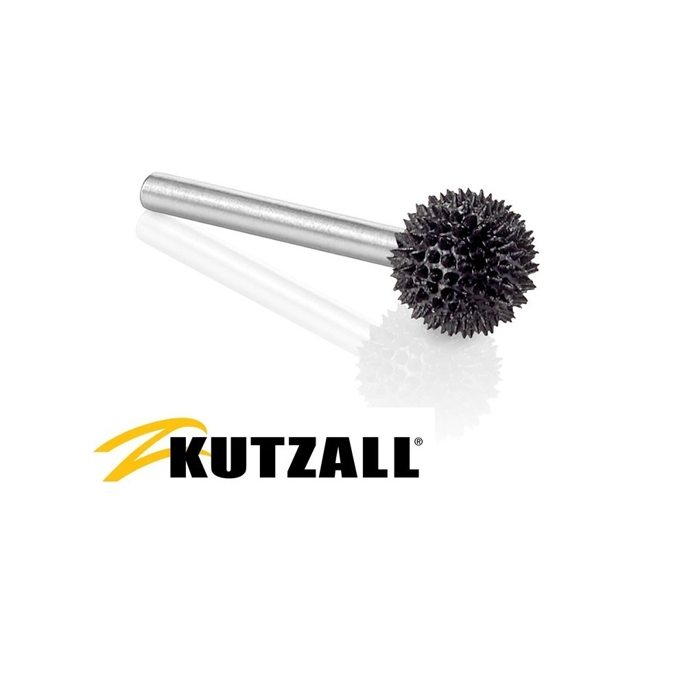 СКИДКИ ХИТ! Шлифовальная головка Kutzall шарообразная D 9.5 мм Very Coarse (Extreme) хвостовик 3,1 мм М00017710
