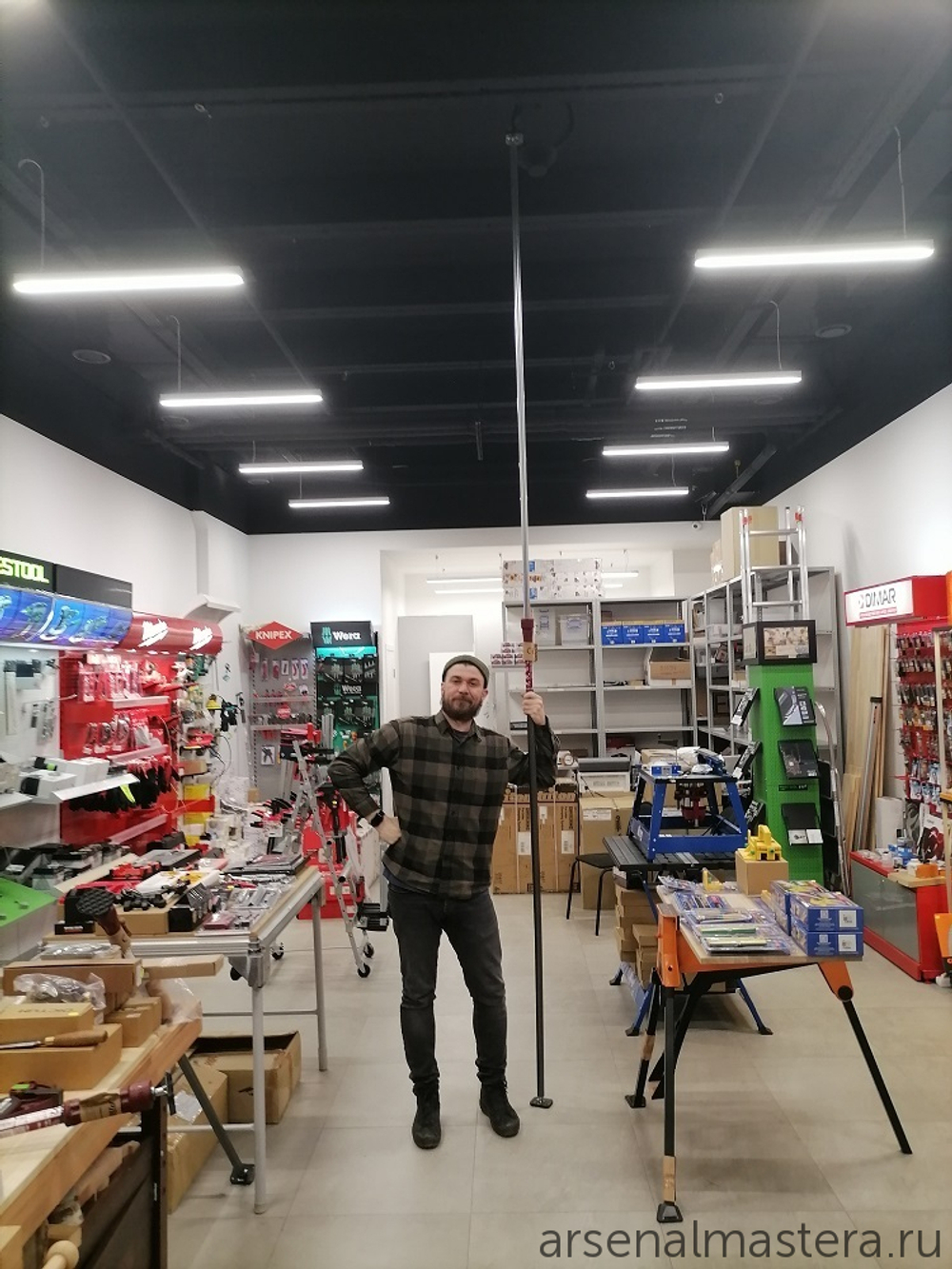 ХИТ! Распорка телескопическая Multi Prop 200 - 375 см нагрузка до 70 кг Piher 34004 М00006118