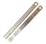 ХИТ! Стальная премиум линейка матовая (шкала - в мм) Shinwa 300 мм Sh 13013 М00011205