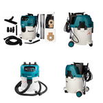 Новинка! Пылесос профессиональный строительный Makita VC 3012L 1,5 кВт 24/19 л, L-класса, для сухой и влажной уборки. Может работать в паре с электроинструментом мощностью до 2400 Вт VC3012L