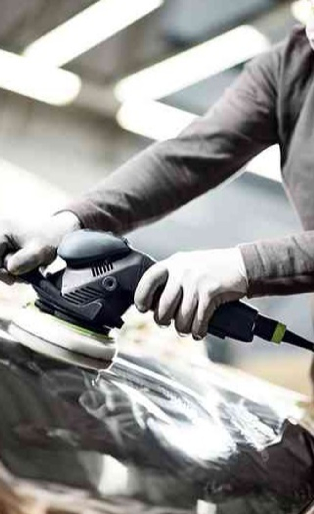 ХИТ! Эксцентриковая шлифовальная машинка с редуктором FESTOOL ROTEX RO 150 FEQ-Plus для грубого, тонкого шлифования и полирования в систейнере Systainer SYS3 M 237 576017