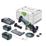 ХИТ! Аккумуляторная отрезная система Diamant DSC-AGC 18-125 FH Li 5,2 EBI-Plus Быстрозарядное устройство TCL 6 и 2 шт Аккумулятор BP 18 Li 5,2 ASI в систейнере T-Loc FESTOOL 575346