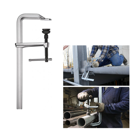 АКЦИЯ ЗИМА 2026! Высокоэффективная струбцина для работы с металлом BESSEY SGM, ширина зажима 1000 мм, рейка 34 х 13 мм, 12 кН, затяжка 40 Нм, Т-ручка BE-SG100M