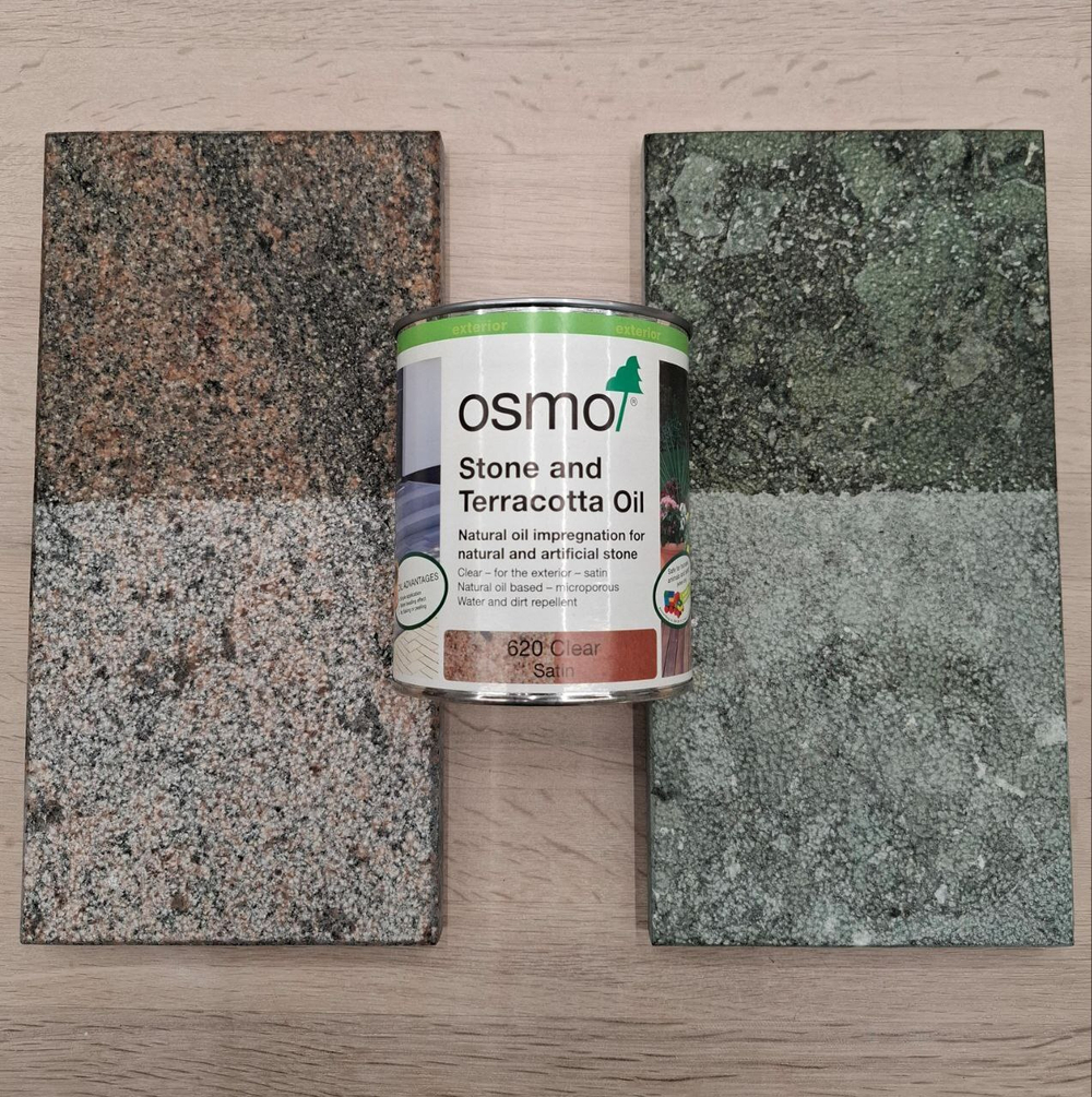 Масло для камня и терракоты Osmo 620 Бесцветное шелковисто-матовое 2,5 л Stein- und Terrakotta-Ol для наружных работ 11500113