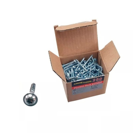 Саморезы оцинкованные MAXI-LOC 1 - 1/2 дюйм 38 мм 250 шт. Uniqtool UTS-LML-250