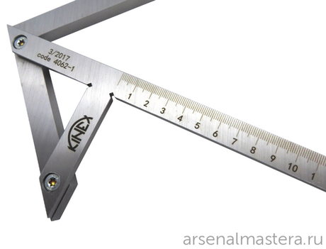 Угольник столярный центровочный 150 x 130 / 180 мм KINEX 4062-1