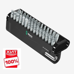 АКЦИЯ WERA ХИТ! Набор 30 шт Универсальный держатель бит с битами WERA it-Check 30 Metal 1 SB, для работ по металлу 1/4" C6.3 WE-057440