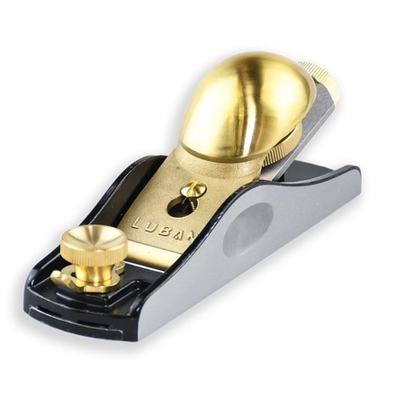 СУПЕР ХИТ! Рубанок торцовочный бронзовый 160 мм лезвие 35 мм прижим 20 градусов / T10 Luban М00022423