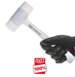 ХИТ! Молоток с ручкой ANTIREFLEX, белый боек l 310 мм, 624 гр NAREX 875153