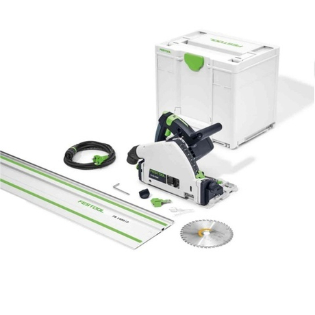 Комплект MIDL профессиональных инструментов Festool для стационарной Мастерской и для работы на выезде: Пила погружная с шиной-направляющей TS 55 577010, Торцовочная пила с протяжкой KAPEX KS 60 561728, Вертикальный фрезер OF 1400 576207, Аккум. Дрель - шуруповёрт TXS 18 C 3,0 576895, Эксц. шлифмашинка ETS EC 150/5 EQ 575043, Пылеудаляющий аппарат CTL MIDI I CLEANTEC 574832 N088-6AM