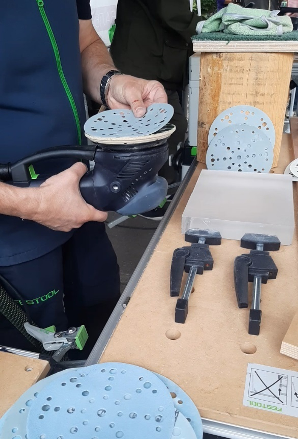 ХИТ! Эксцентриковая шлифовальная машинка с редуктором FESTOOL ROTEX RO 150 FEQ-Plus для грубого, тонкого шлифования и полирования в систейнере Systainer SYS3 M 237 576017