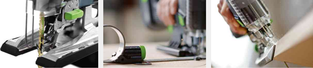 Аккумуляторный маятниковый лобзик с ручкой - скобой FESTOOL CARVEX PSBC 420 18 V EB-Basic 576530.