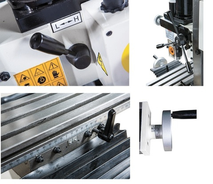 Фрезерно - сверлильный станок настольный универсальный 230 В 350 Вт JMD-1L Jet 50000045M