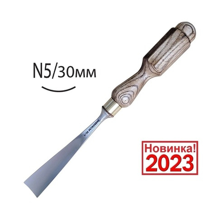 Резчицкая стамеска прямая N5 30 мм ПЕТРОГРАДЪ М00018295