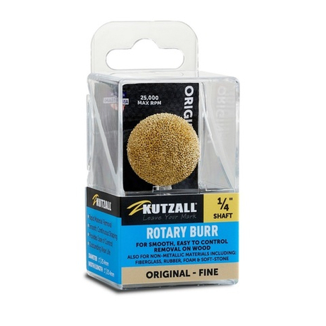 ХИТ! Шлифовальная головка Kutzall шарообразная D 25.4 мм Fine (Original) хвостовик 6.35 мм М00017737