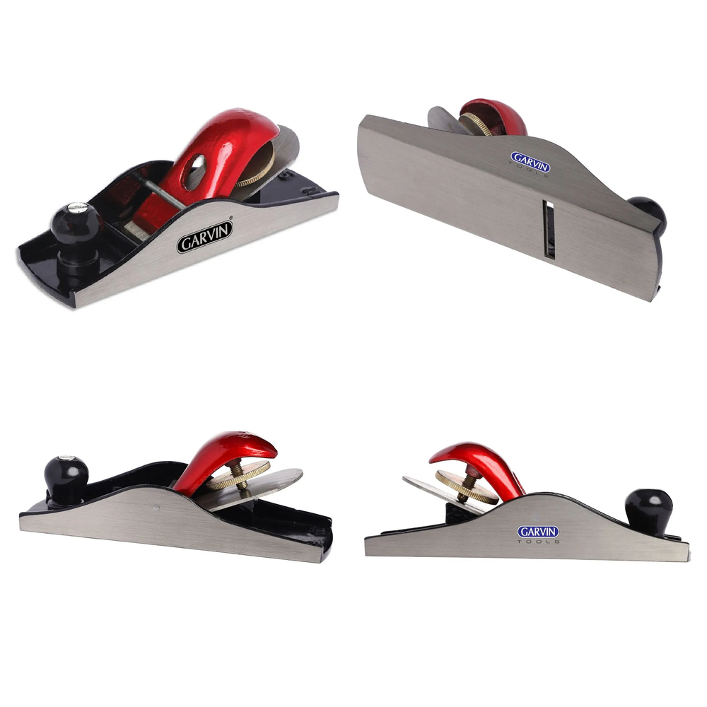 Новинка! Рубанок металлический Block Plane N110 175 мм, лезвие 43 мм, красный GARVIN SBP-0192