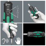 АКЦИЯ 2025! Динамометрическая отвертка WERA Kraftform Safe-Torque Speed 7510 1-3 Нм WE-075810
