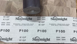 Шлифовальный материал K15F рулон 100 мм х 5 м P 100 SUNMIGHT K15F-100mmx5m-P100
