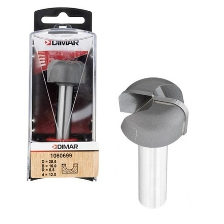 Фреза плоское дно D 28,6 x 16 L 67 хвостовик 12_S,1 060 699 Dimar 1060699