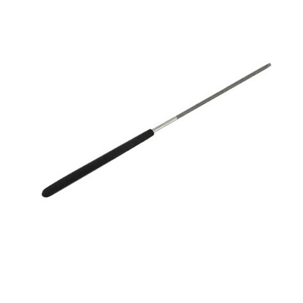 Рашпиль японский чёрный, прямой, круглый 200 мм, D 6 мм, шаг 1,3 мм Iwasaki MT М00010367