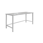 Новинка! Стол для чистых помещений Gresson СПЧ 1800 х 700 х 800 мм из нержавеющей стали, устойчив к воздействию кислоты и выдерживает краткосрочное поднятие температуры до 900С СПЧС-1800