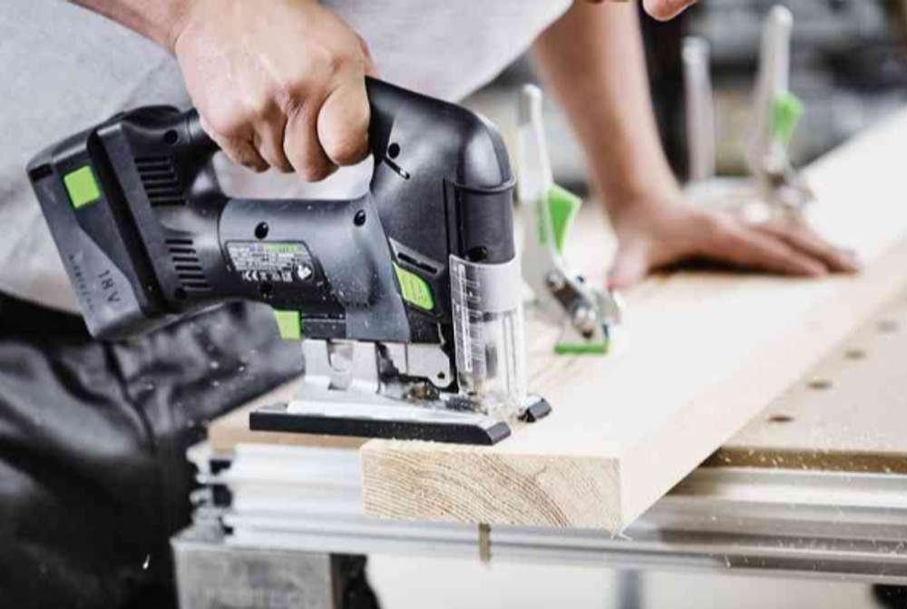 Аккумуляторный маятниковый лобзик с ручкой - скобой FESTOOL CARVEX PSBC 420 18 V EB-Basic 576530.