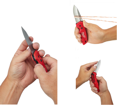 Новинка! Нож выкидной перочинный MILWAUKEE Fastback folding knife 241 мм нержавеющая сталь 48221990