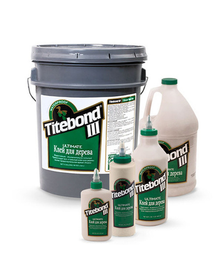 Клей повышенной влагостойкости Titebond III Ultimate Wood Glue 14109 кремовый 8,14 л