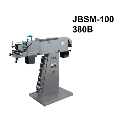 Новинка! Ленточный шлифовальный станок по металлу с комплектом роликов JET JBSM-100 380В 2,5 кВт, шлифлента 100 х 2000 мм, для снятия заусенцев, зачистки сварных швов, притупления кромок деталей из различных материалов JRM3100T