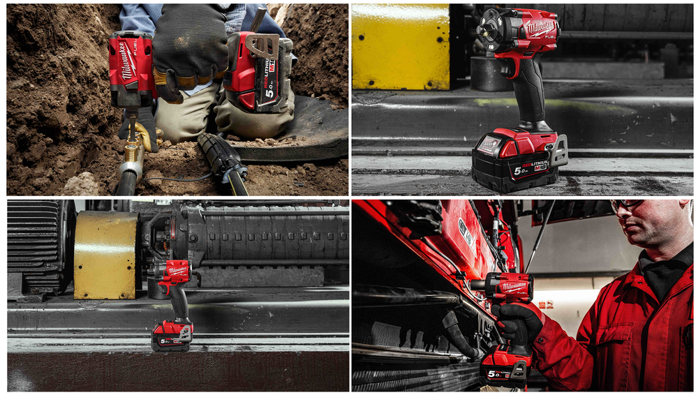 Новинка! Легкий старт: Аккумуляторный импульсный гайковерт Milwaukee M18 FUEL FIW2F12-0X с фиксацией фрикционным кольцом 4933478443