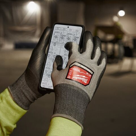 Перчатки защитные 1 пара Hi-Dex Хай Декс 4 / D, 8 / M MILWAUKEE 4932480502