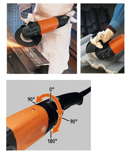 Углошлифовальная машина электрическая (УШМ, Болгарка) 2,5 кВт диск 180 / 22,2 мм WSB 25-180 X Fein 72211000233