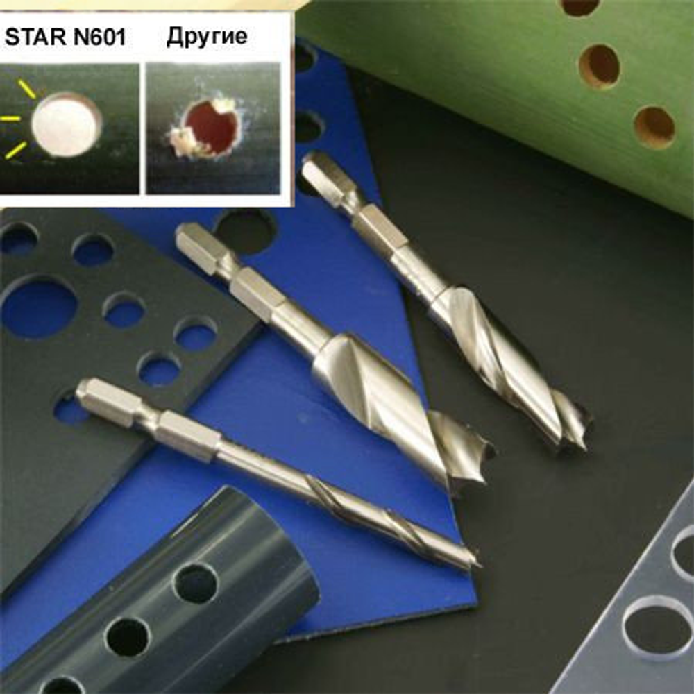 ХИТ! Японское сверло по дереву Star-M низкоскоростное спиральное повышенной точности N 601 D 10,0 мм Star-M N601-100 М00010020