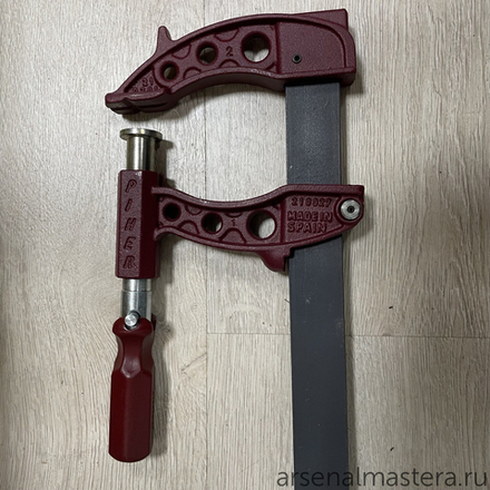 ХИТ! Струбцина винтовая F-образная Piher Maxi-F 100 х 12 см зажимное усилие до 9000Н (900 кг) 60100 М00005897