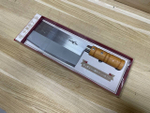 ХИТ! Японский Кухонный Нож топорик Цай-Дао Fuji Cutlery Special series длина лезвия 175 мм сталь Мо-V рукоять дерево заточка 3000 Tojiro FA-70