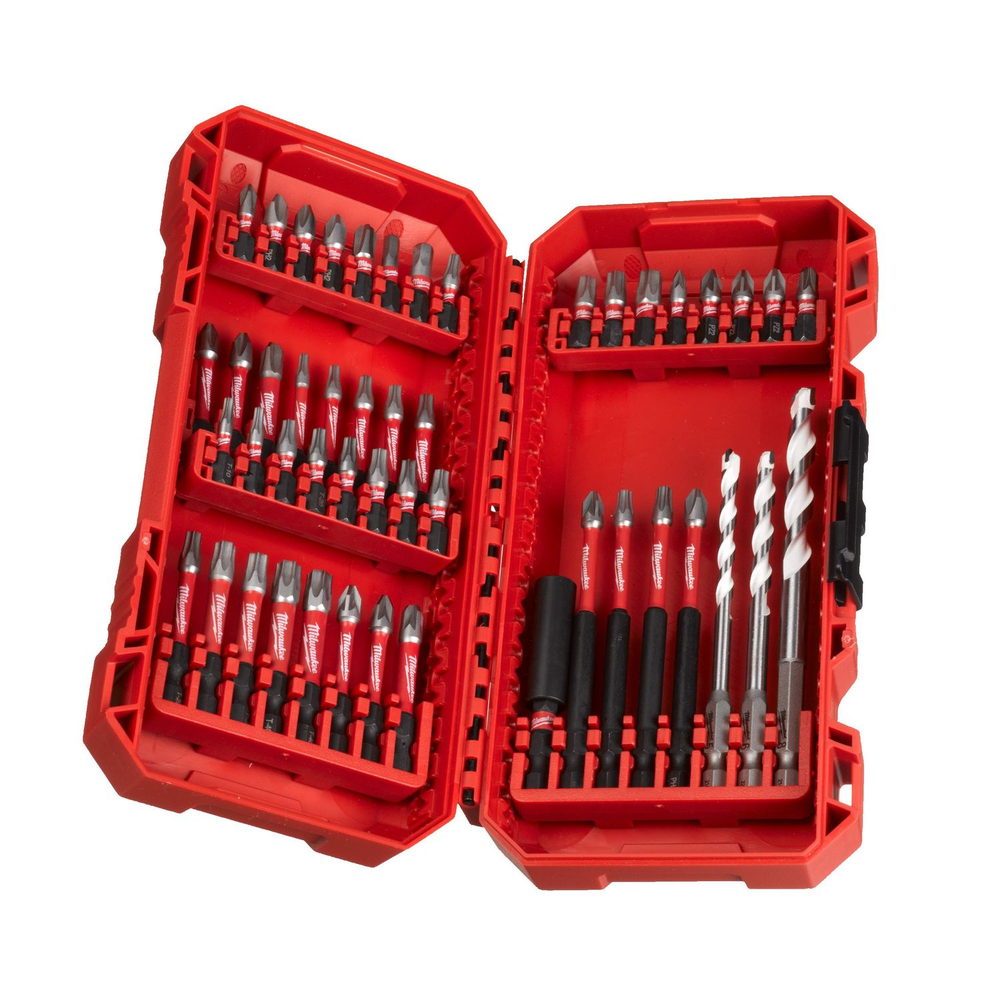 ХИТ! Набор бит ударных 48 шт. Milwaukee SHOCKWAVE GEN III Impact Duty sets, для шуруповерта, для любых видов работ по сверлению и закручиванию 4932492005