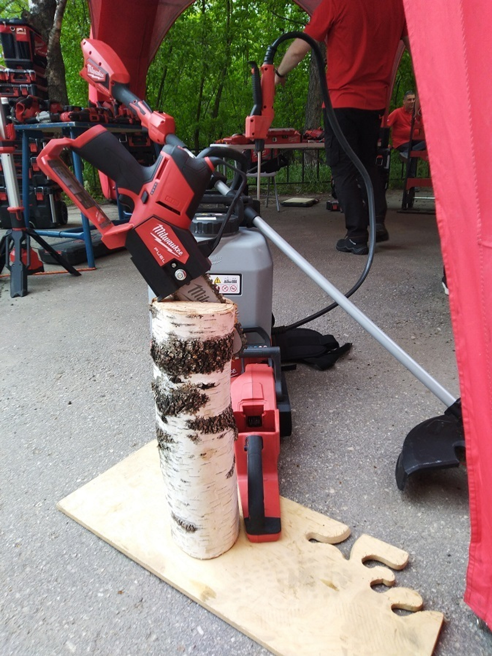 УДОБНЫЙ КОМПЛЕКТ! В кейсе M12 FUEL FHS-602X: Milwaukee Аккумуляторная цепная садовая пила FHS-0 Плюс 2 аккумулятора B6 6.0 Ач, зарядное устройство C12 C 4933472212