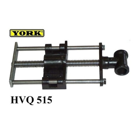 ВЫГОДНЫЕ ЦЕНЫ! Винт быстрозажимной York HVQ515 для верст. тисков с двумя направляющими D24 мм 390 / 205 мм М00007879