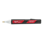ХИТ! Маркер строительный белый 1 шт на основе жидкой краски White-LP Milwaukee 48223711