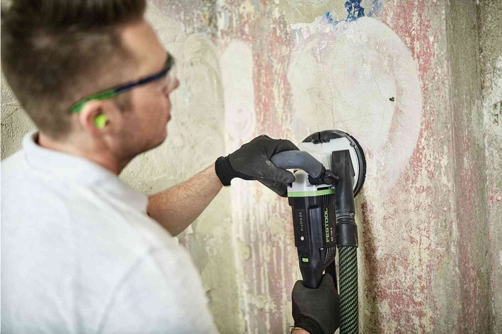 Зачистная алмазная шлифмашинка - фрезер 2 в 1 в систейнере FESTOOL RENOFIX RG 130 E-Plus 576393