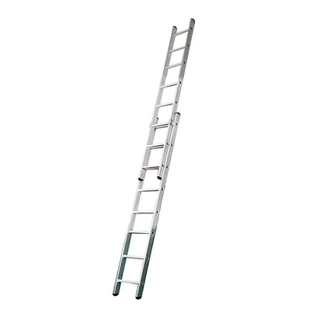 Двухсекционная выдвижная лестница алюминиевая CORDA 2 х 8 KRAUSE 012081