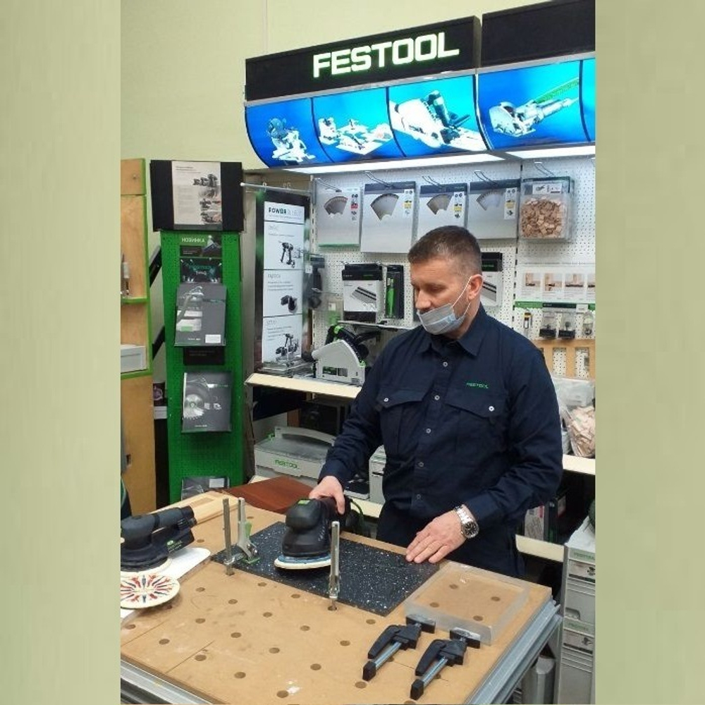 СКИДКИ СУПЕР ХИТ! Эксцентриковая шлифовальная машинка FESTOOL ETS 150/5 EQ 575057